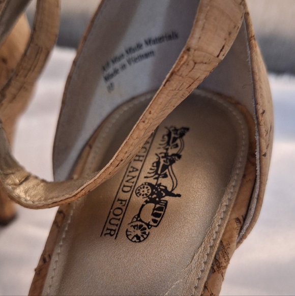 Coach and Four Cork Heels - Picture 6 of 13